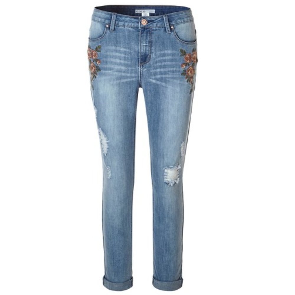 Every Body Embroidered Jeans 0/2